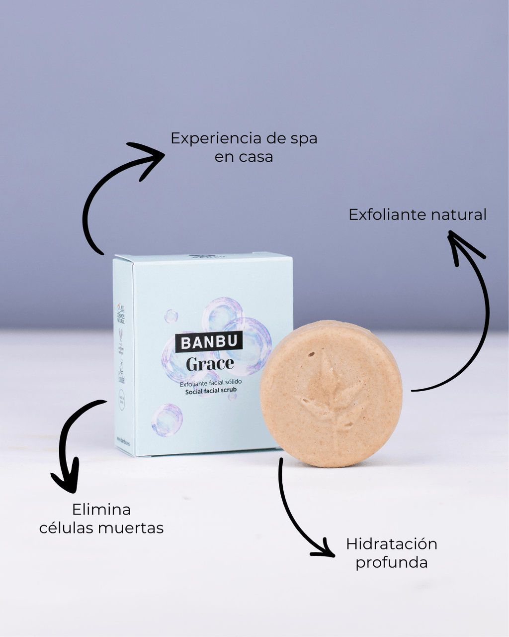 Exfoliante Facial solido GRACE - Montber Professional Brand