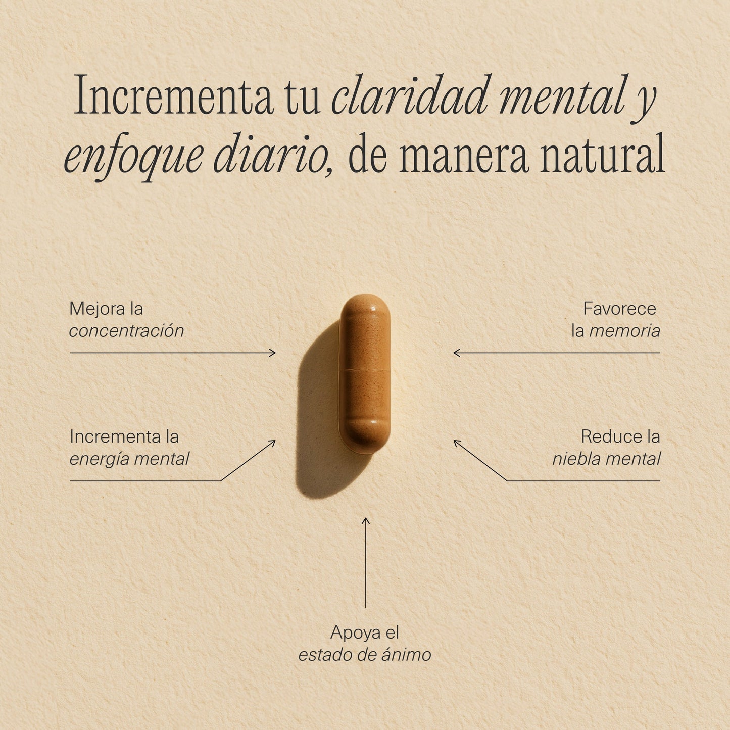 FemmeUp Clarity – Concentración y Claridad Mental con Rhodiola