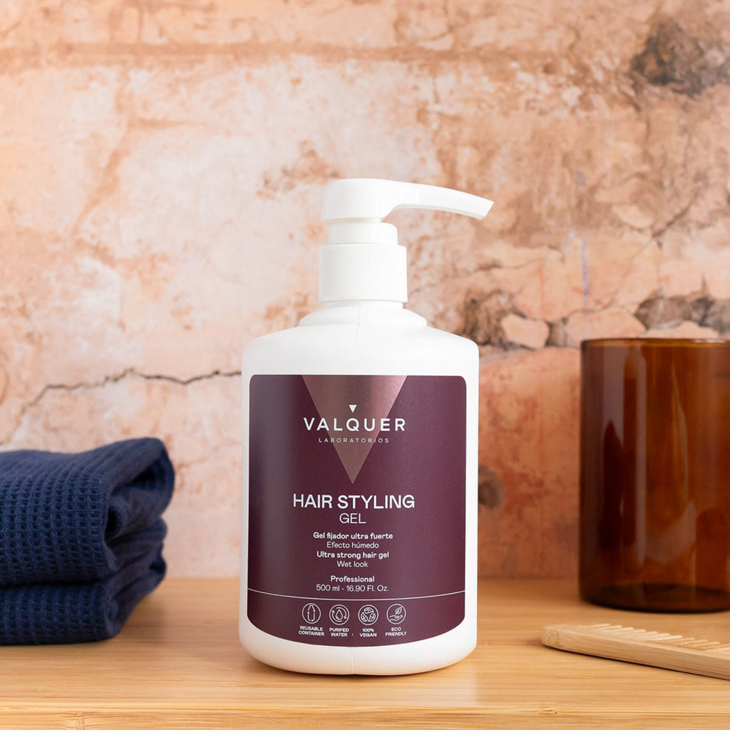 Gel capilar fijador ultrafuerte - 500 ml - Montber Professional Brand