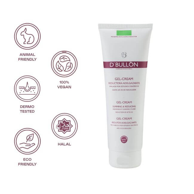 Gel - Cream reductora adelgazante - 250 ml - Montber Professional Brand