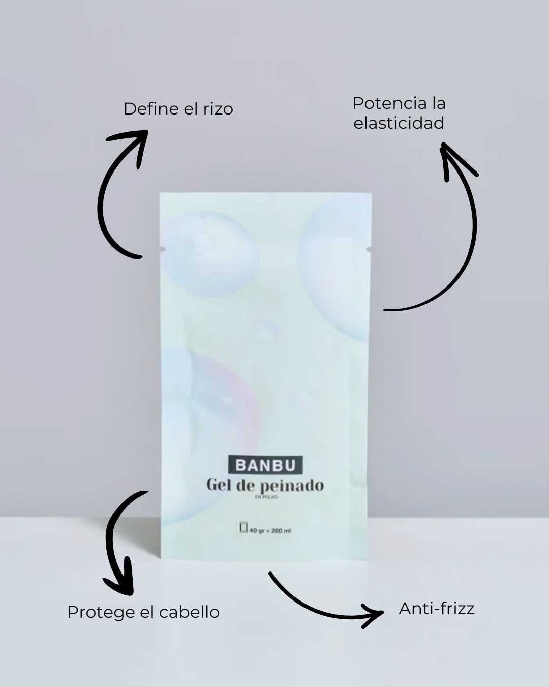 Gel de peinado en polvo ECO BANBU 40 g - imagen 5