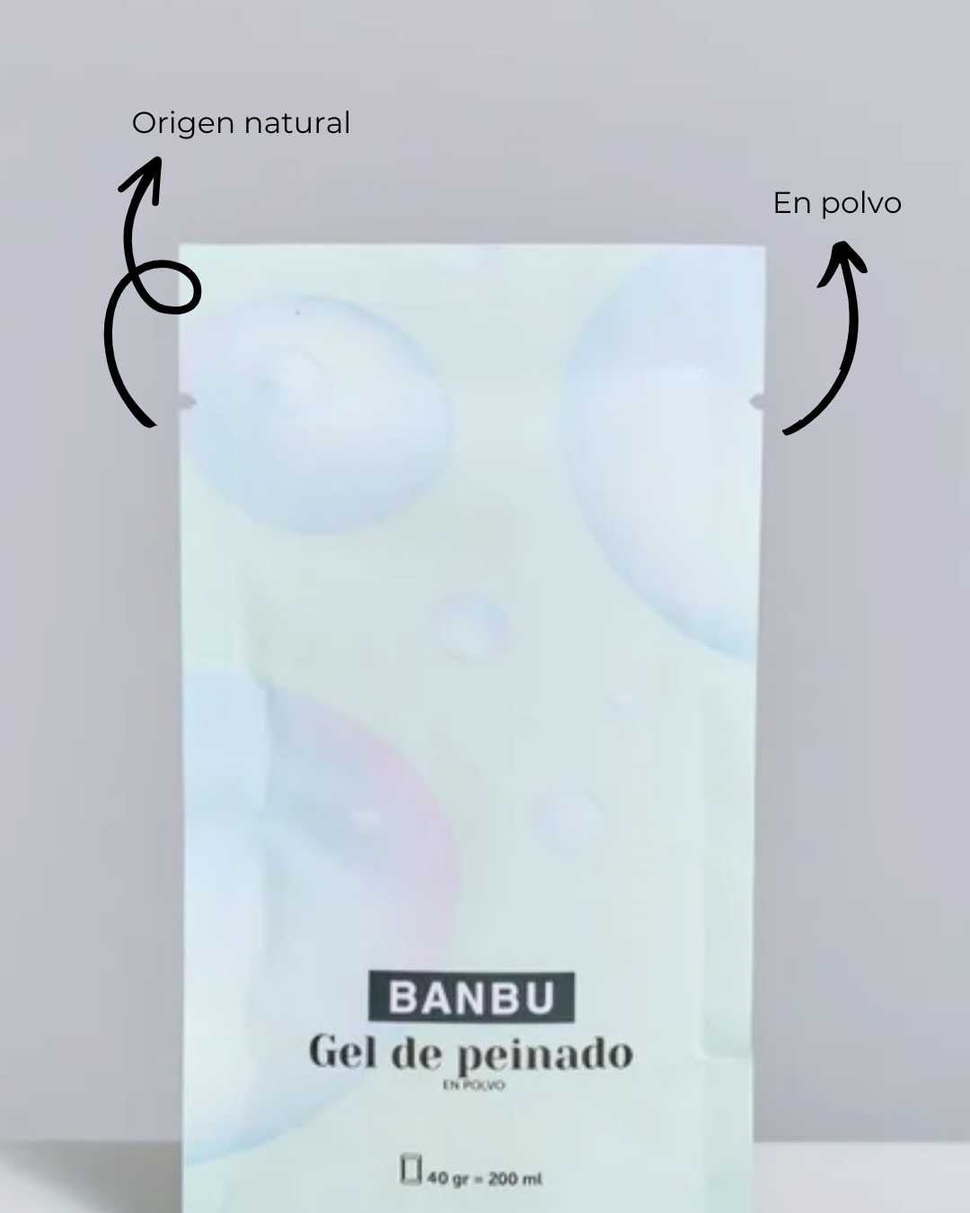 Gel de peinado en polvo ECO BANBU 40 g - imagen 3