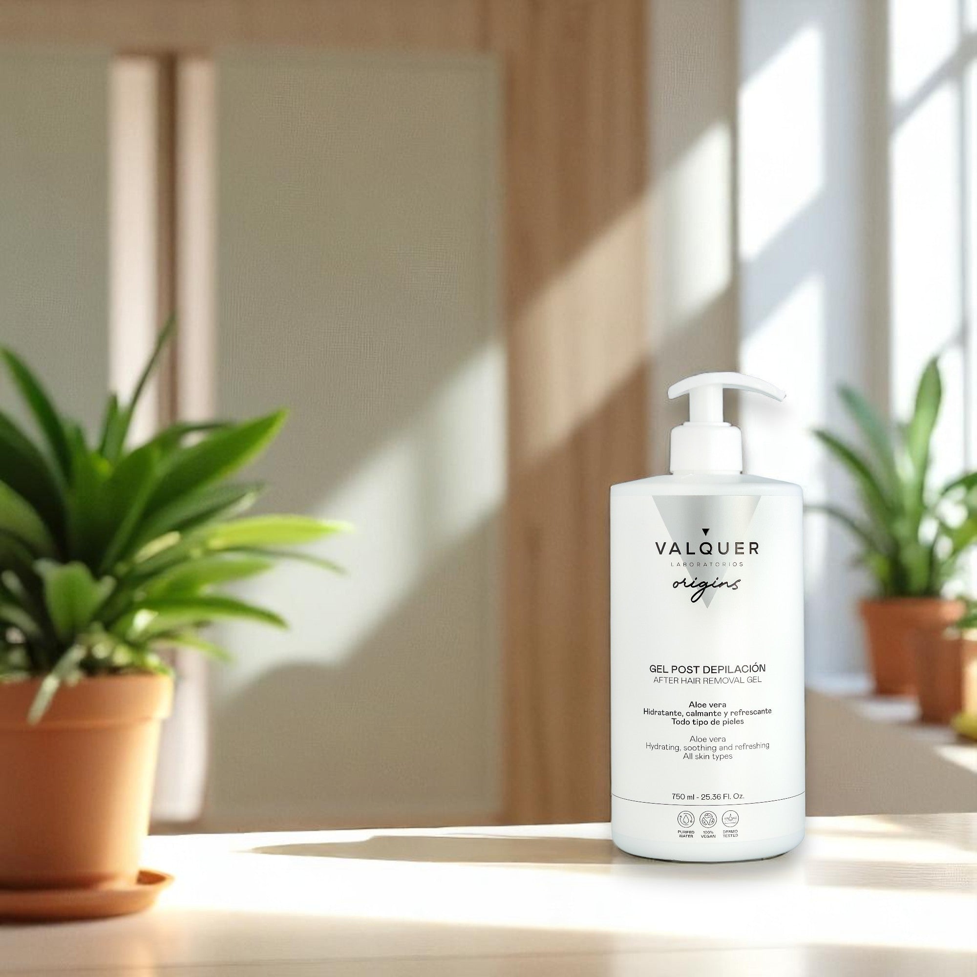 Gel postdepilación con aloe vera - 750 ml - Montber Professional Brand