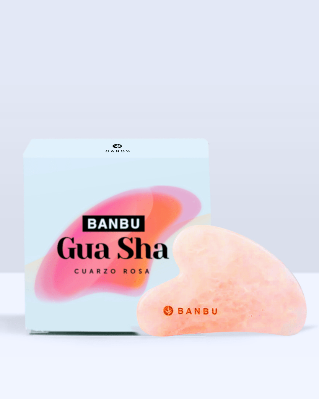 Gua Sha de Cuarzo Rosa - Montber Professional Brand