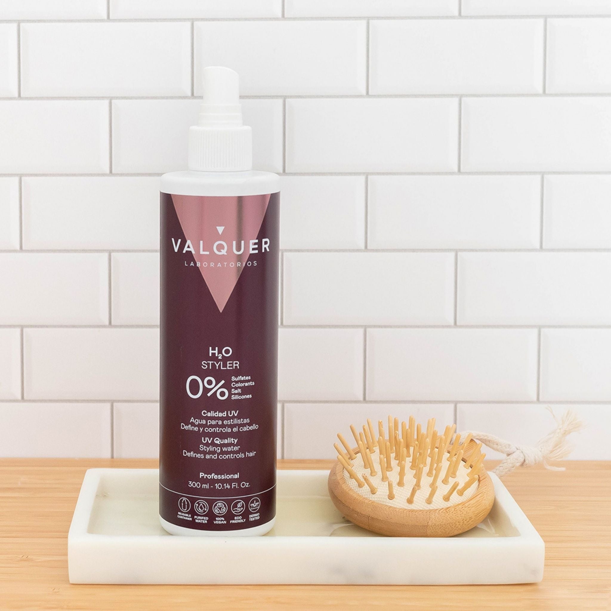 H2O Agua de peinado para estilistas - 300 ml - Montber Professional Brand