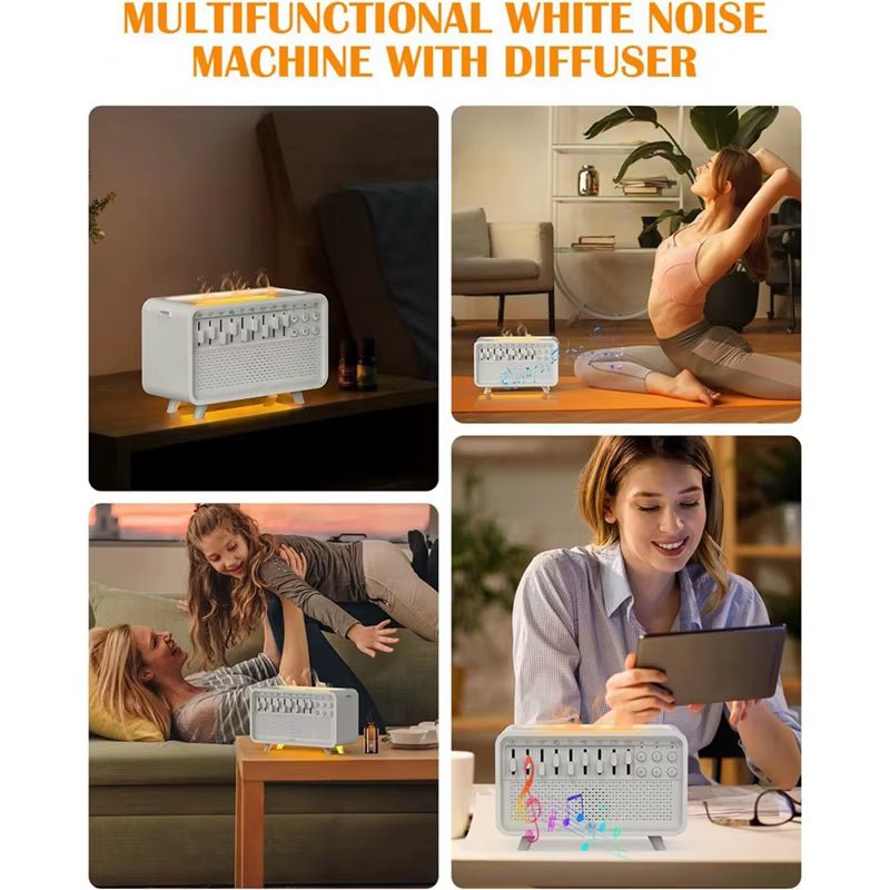 Humidificador Difusor + Ruido Blanco - Montber Professional Brand