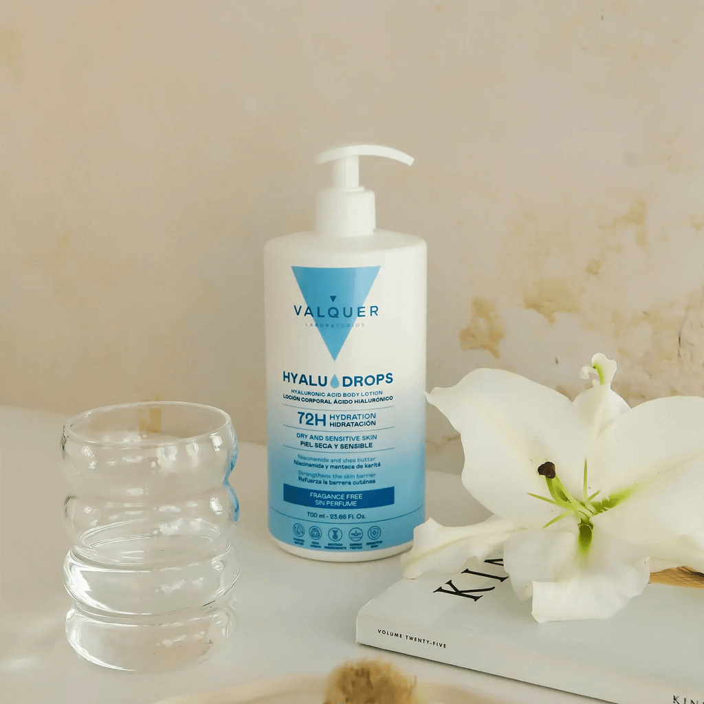 Hyaludrops Loción Corporal Sin Perfume – Hidratación 72H - 700 ml - Montber Professional Brand