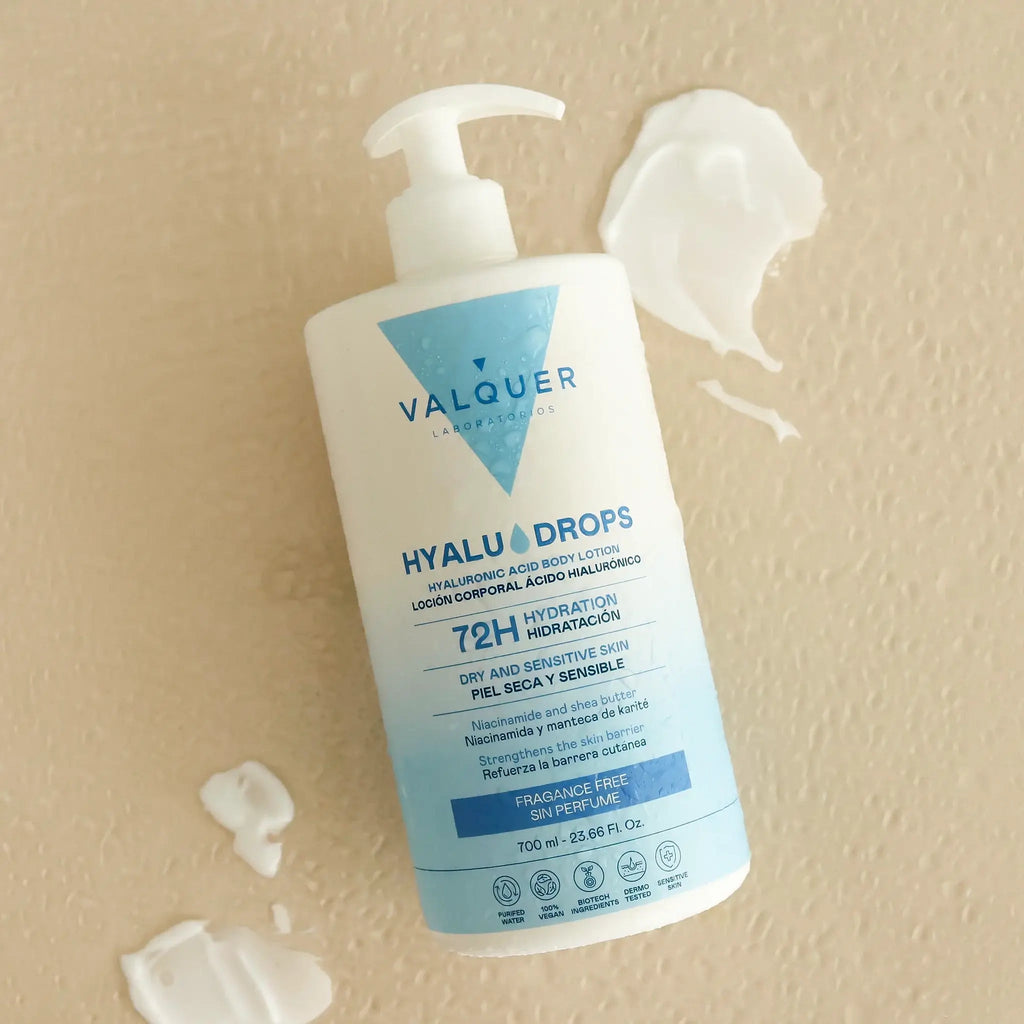 Hyaludrops Loción Corporal Sin Perfume – Hidratación 72H - 700 ml - Montber Professional Brand