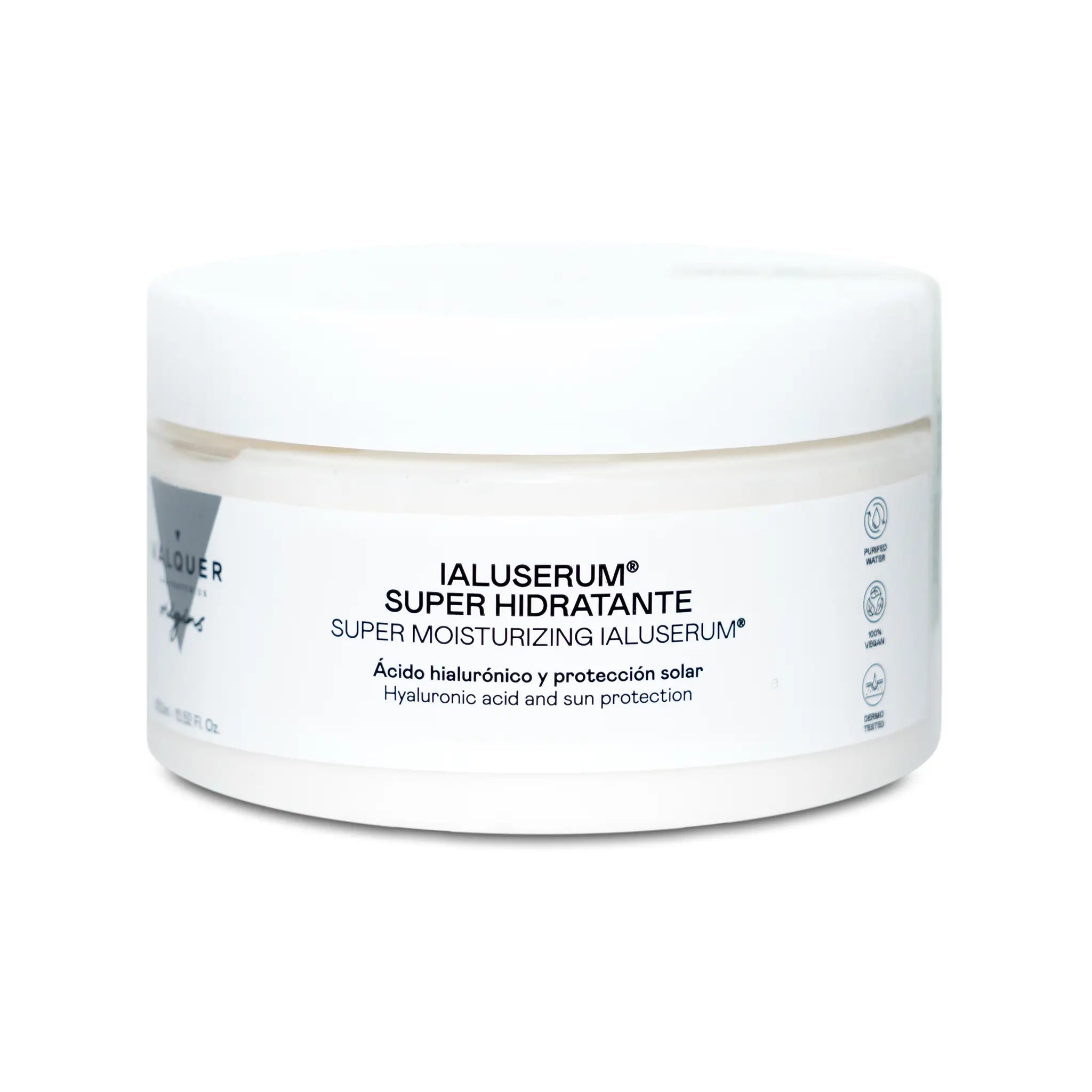 Ialuserum Facial Super - Hidratante – Hidratación Profunda con Ácido Hialurónico y Protección Solar - Montber Professional Brand