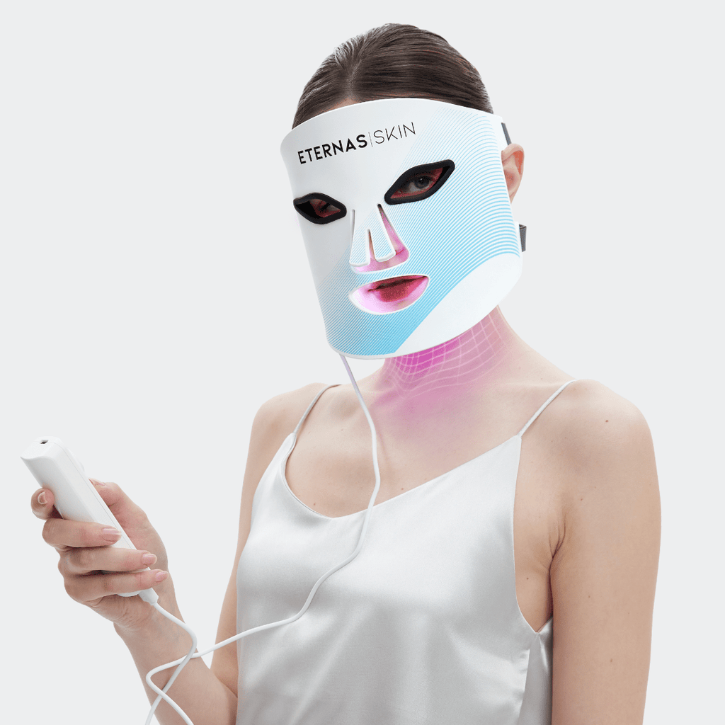 Kit Completo de Máscaras LED Infrarrojas 850nm – Silicona Médica para Rostro, Cuello y Escote - Montber Professional Brand