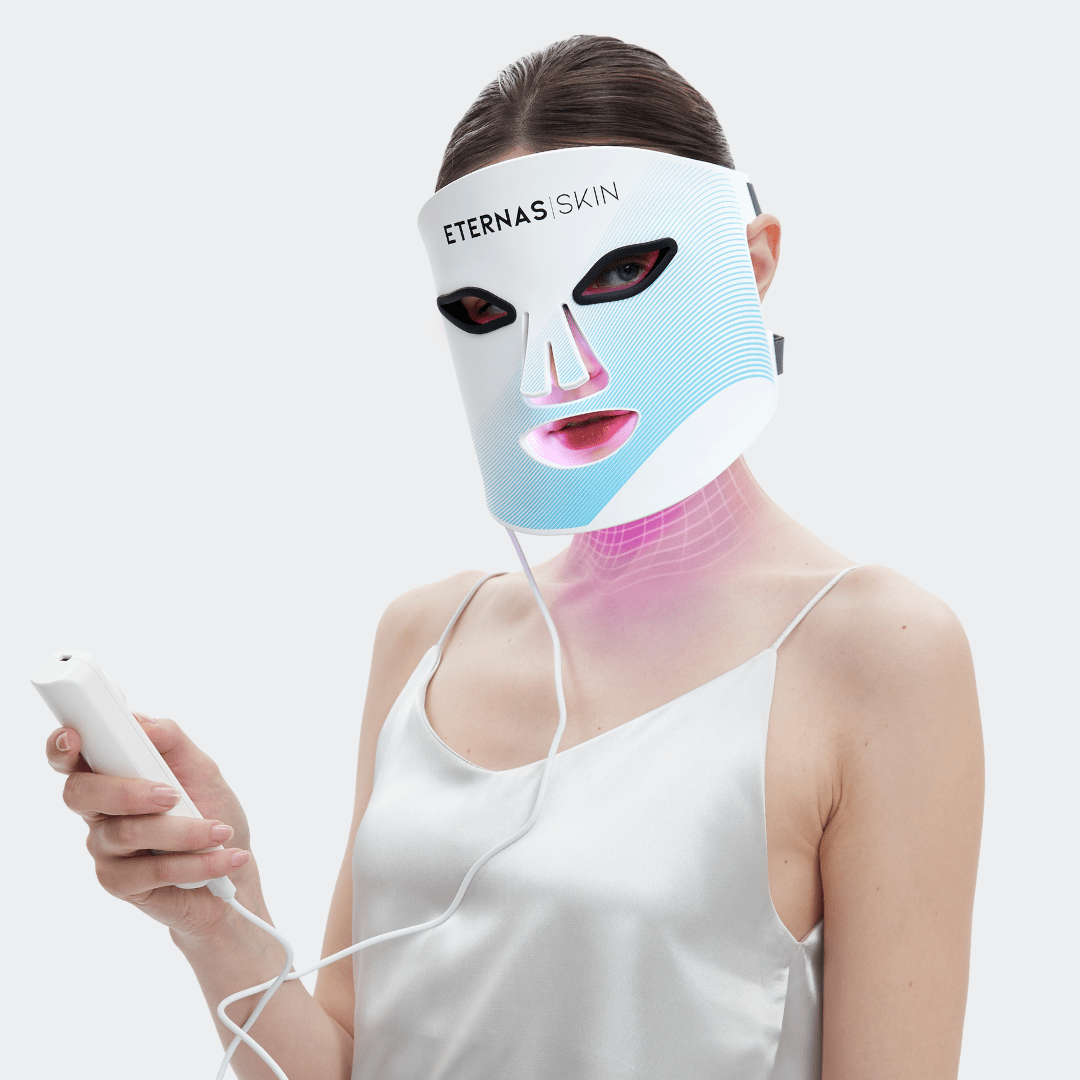 Kit Completo de Máscaras LED Infrarrojas 850nm – Silicona Médica para Rostro, Cuello y Escote - Montber Professional Brand