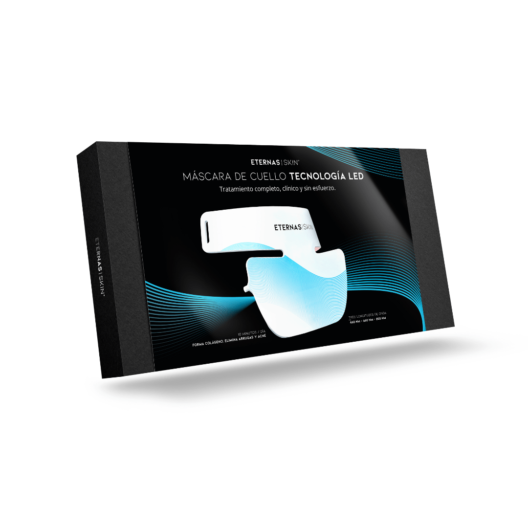 Kit Completo de Máscaras LED Infrarrojas 850nm – Silicona Médica para Rostro, Cuello y Escote - Montber Professional Brand