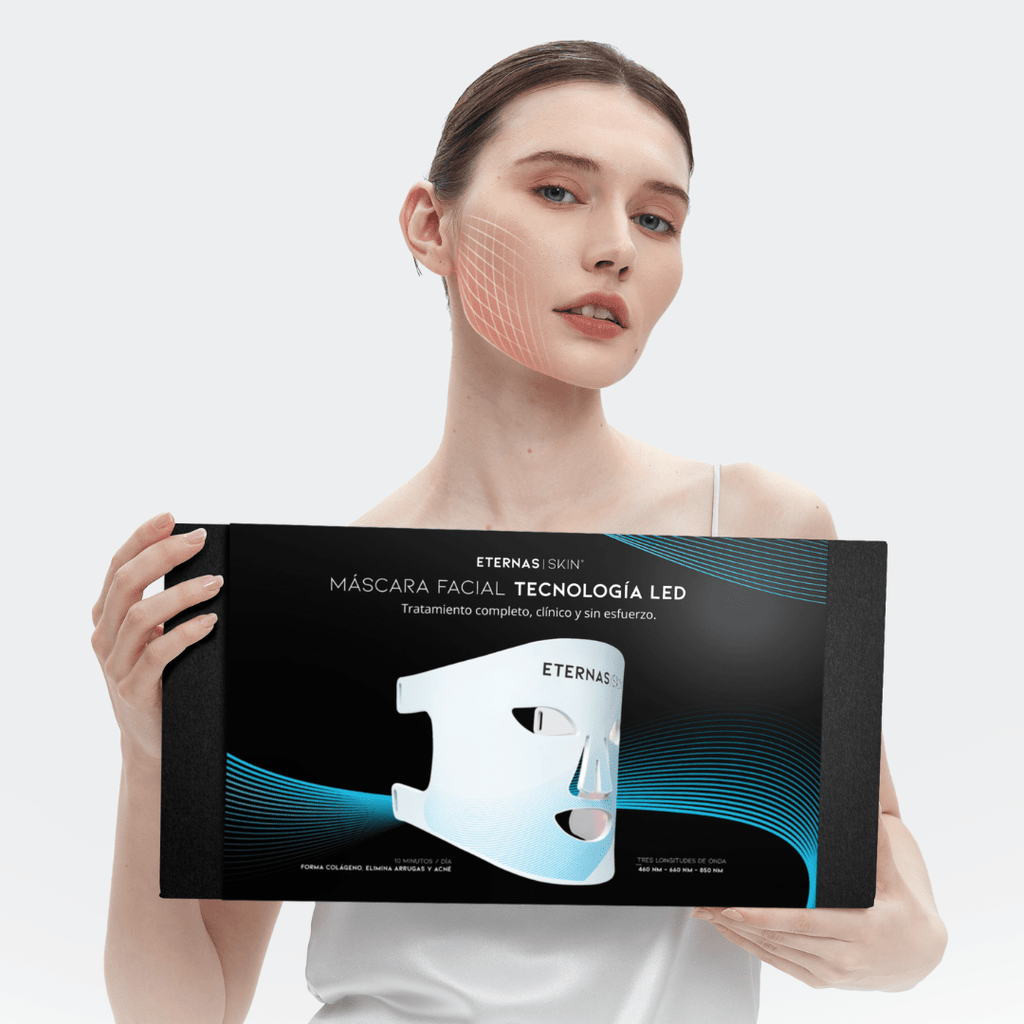 Kit Completo de Máscaras LED Infrarrojas 850nm – Silicona Médica para Rostro, Cuello y Escote - Montber Professional Brand