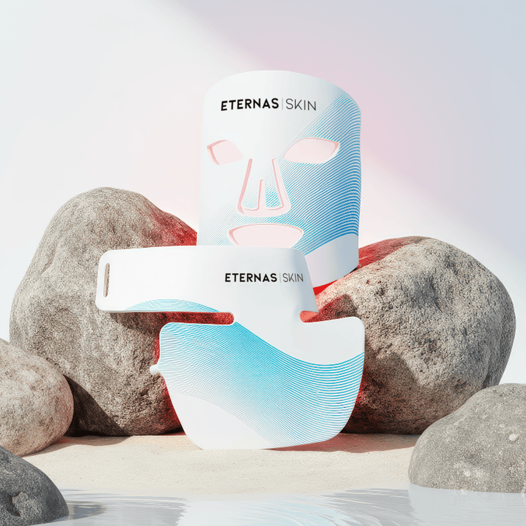 Kit Completo de Máscaras LED Infrarrojas 850nm – Silicona Médica para Rostro, Cuello y Escote - Montber Professional Brand