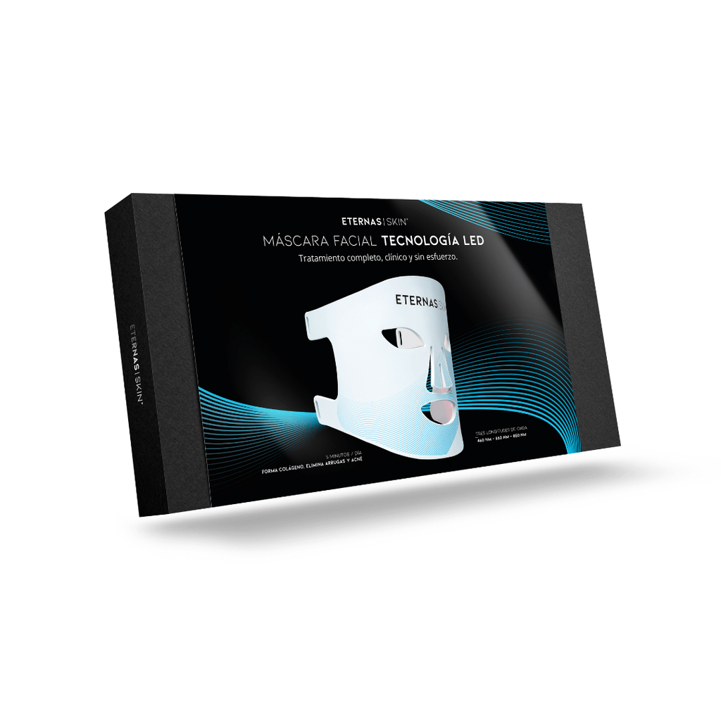 Kit Completo de Máscaras LED Infrarrojas 850nm – Silicona Médica para Rostro, Cuello y Escote - Montber Professional Brand