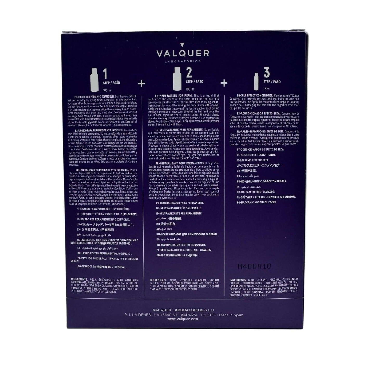 Kit para permanente Nº 0 (difíciles) - 210 ml - Montber Professional Brand