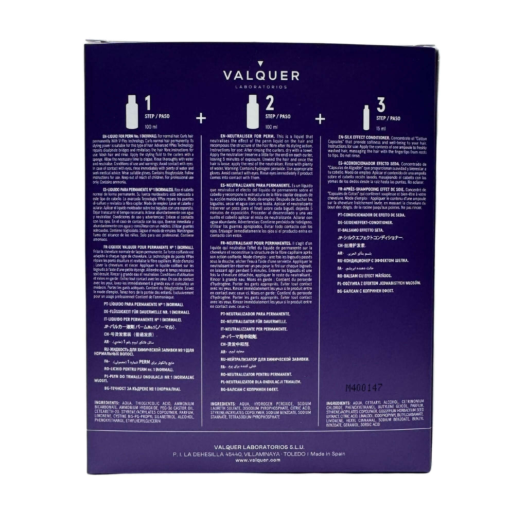 Kit para permanente Nº 1 (normales) - 210 ml - Montber Professional Brand