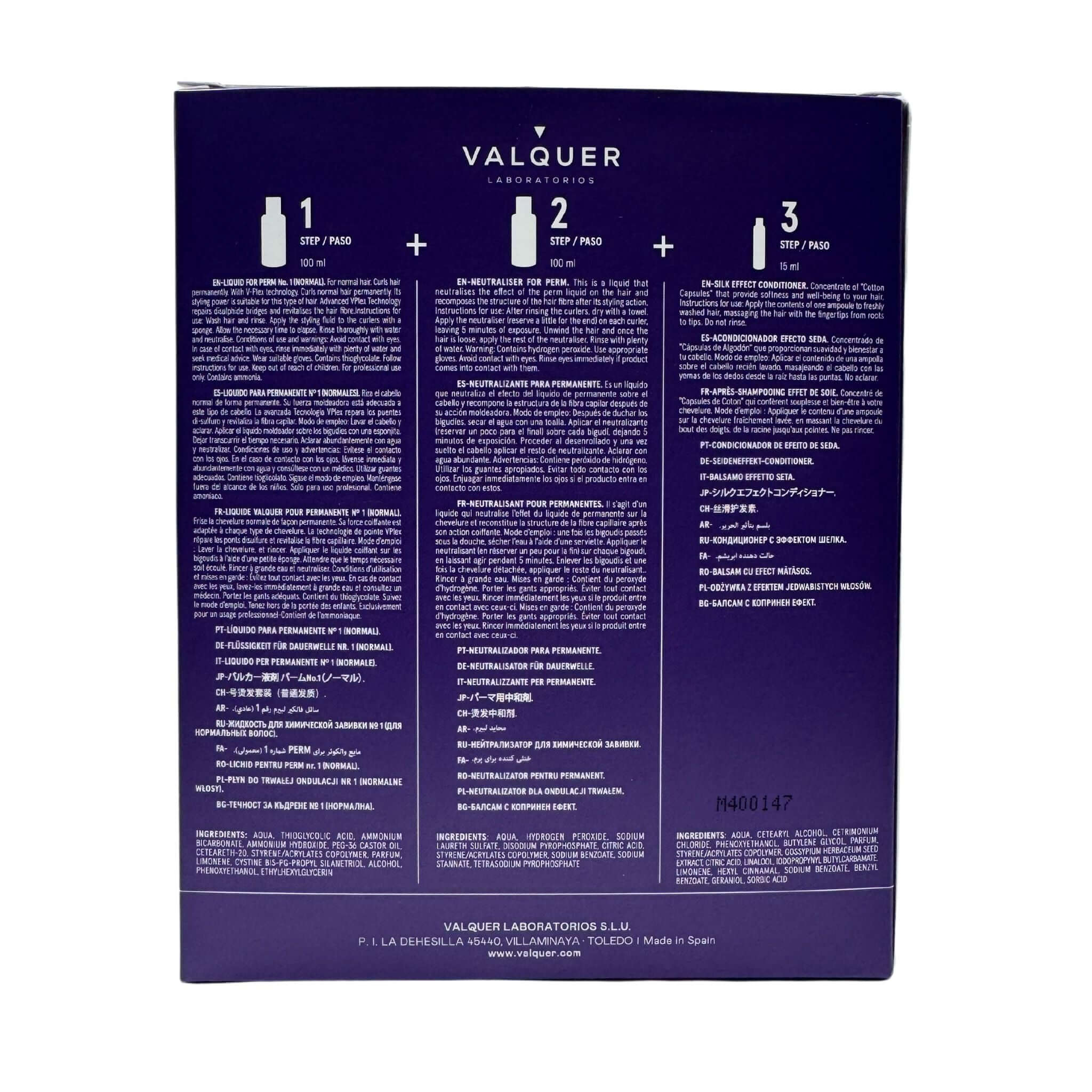 Kit para permanente Nº 1 (normales) - 210 ml - Montber Professional Brand