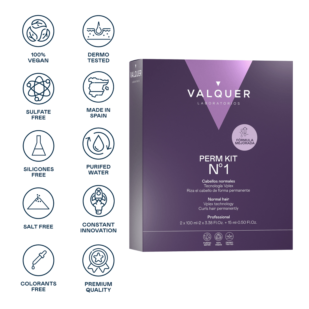 Kit para permanente Nº 1 (normales) - 210 ml - Montber Professional Brand