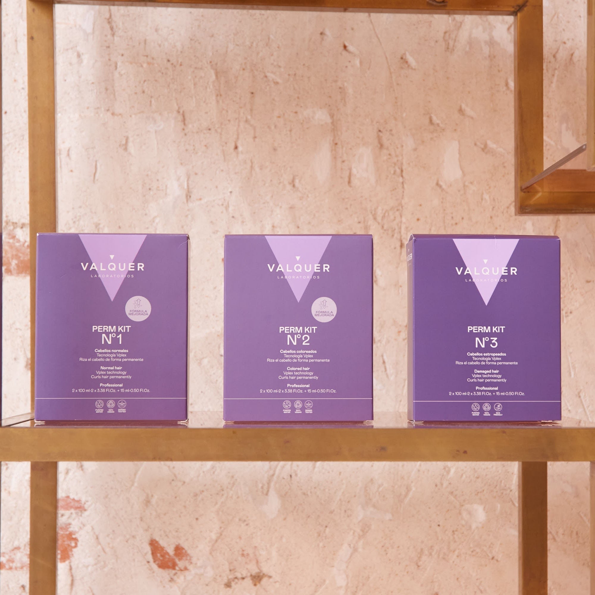 Kit para permanente Nº 1 (normales) - 210 ml - Montber Professional Brand