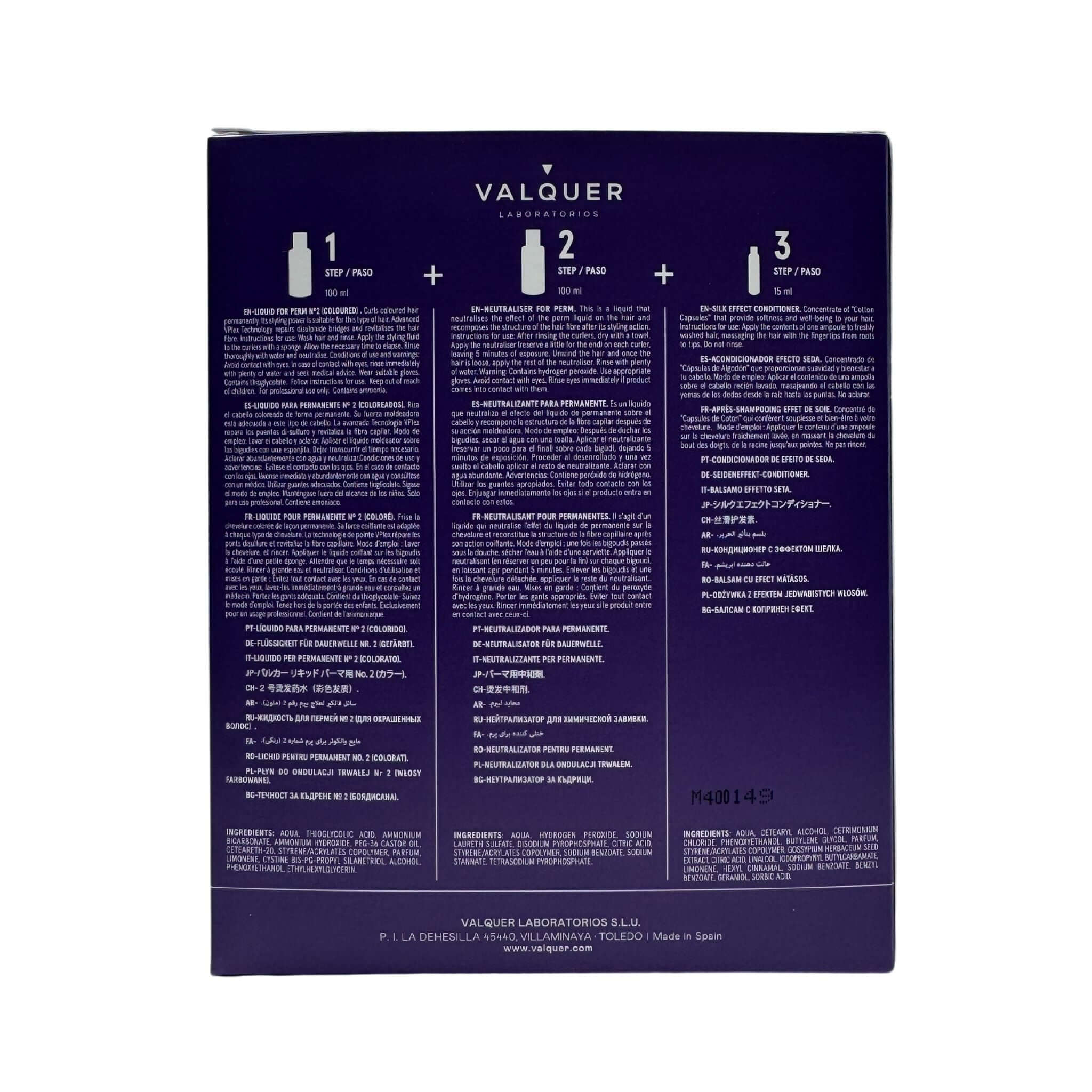 Kit para permanente Nº 2 (coloreados) - 210 ml - Montber Professional Brand