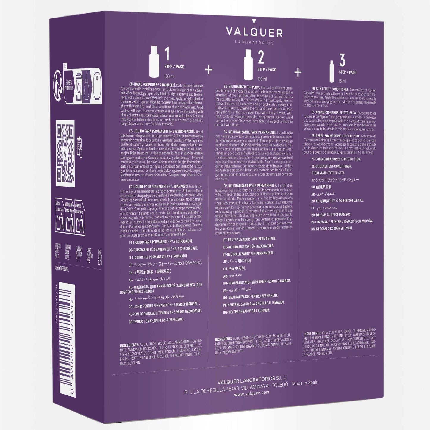 Kit para permanente Nº 3 (estropeados) - 210 ml - Montber Professional Brand