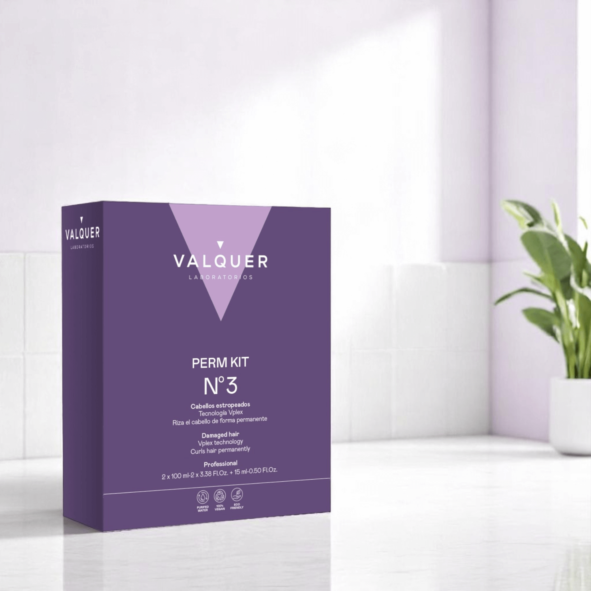 Kit para permanente Nº 3 (estropeados) - 210 ml - Montber Professional Brand