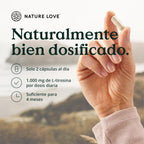 L-Tirosina Vegana - 1000 Mg Por Dosis - 240 Cápsulas - Montber Professional Brand