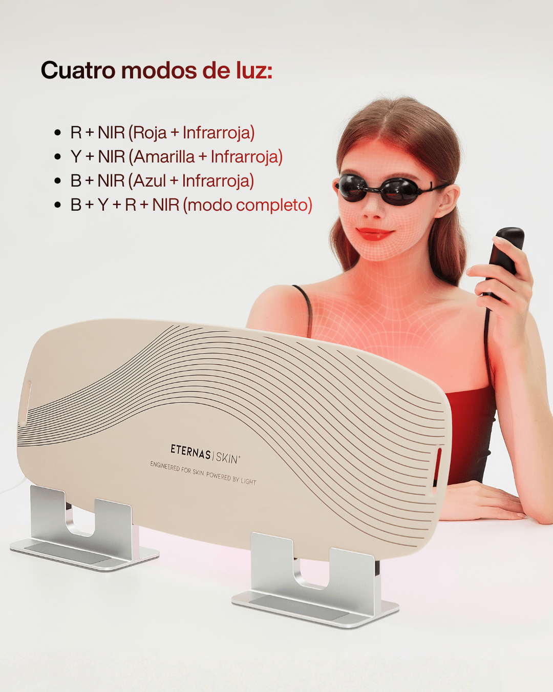 Lámpara LED Antiedad Avanzada - Tecnología Fotodinámica (PDT) - Montber Professional Brand