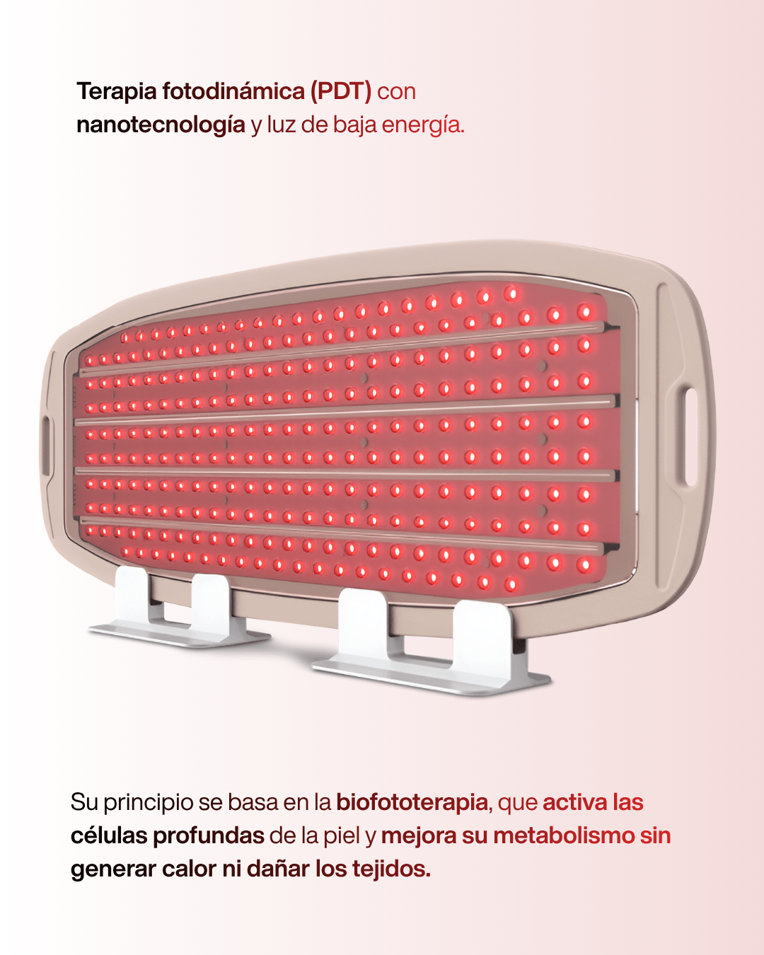 Lámpara LED Antiedad Avanzada - Tecnología Fotodinámica (PDT) - Montber Professional Brand