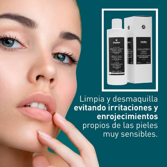 Leche facial limpiadora desensibiliante Pieles sensibles - 250 ml - Montber Professional Brand