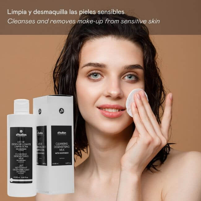 Leche facial limpiadora desensibiliante Pieles sensibles - 250 ml - Montber Professional Brand