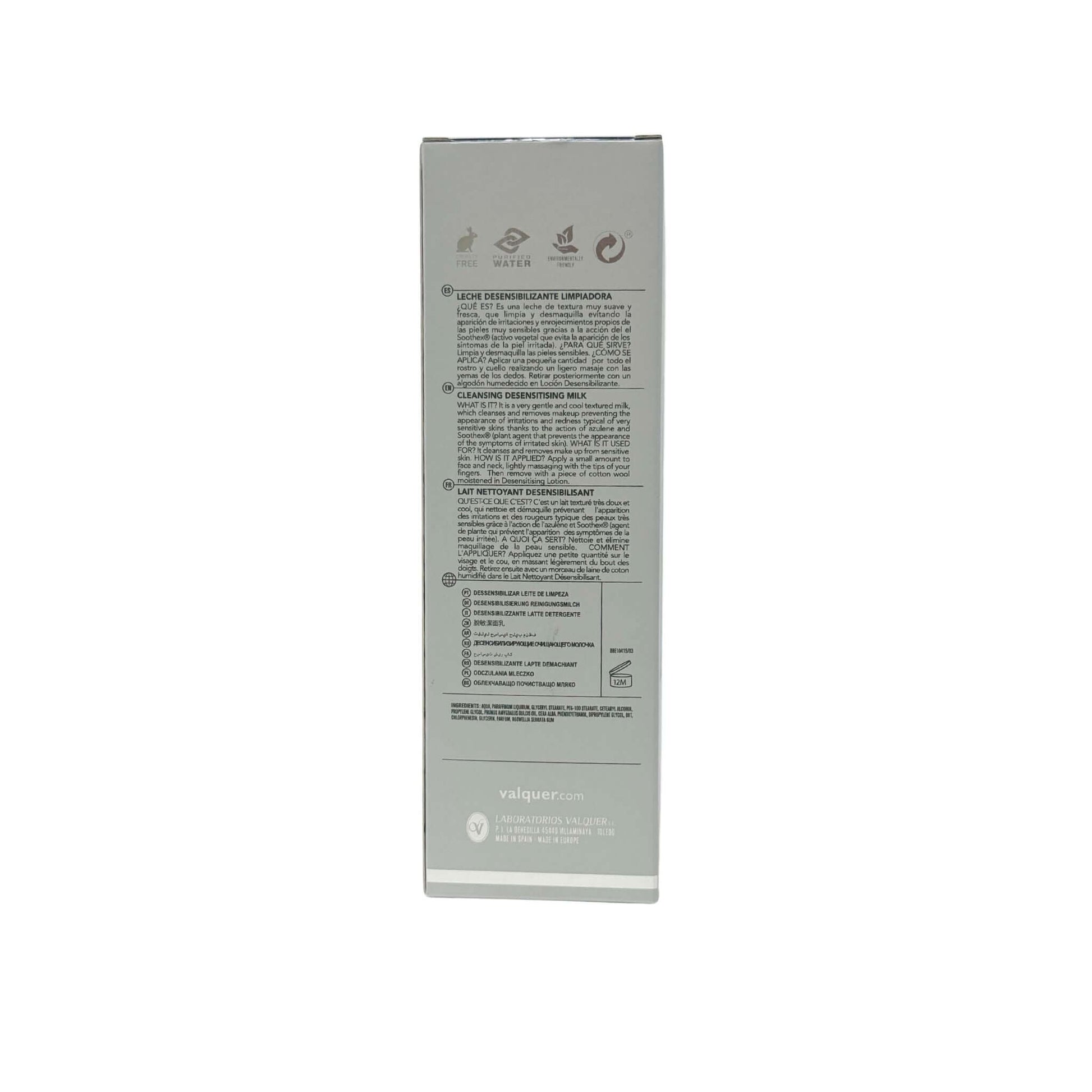 Leche facial limpiadora desensibiliante Pieles sensibles - 250 ml - Montber Professional Brand