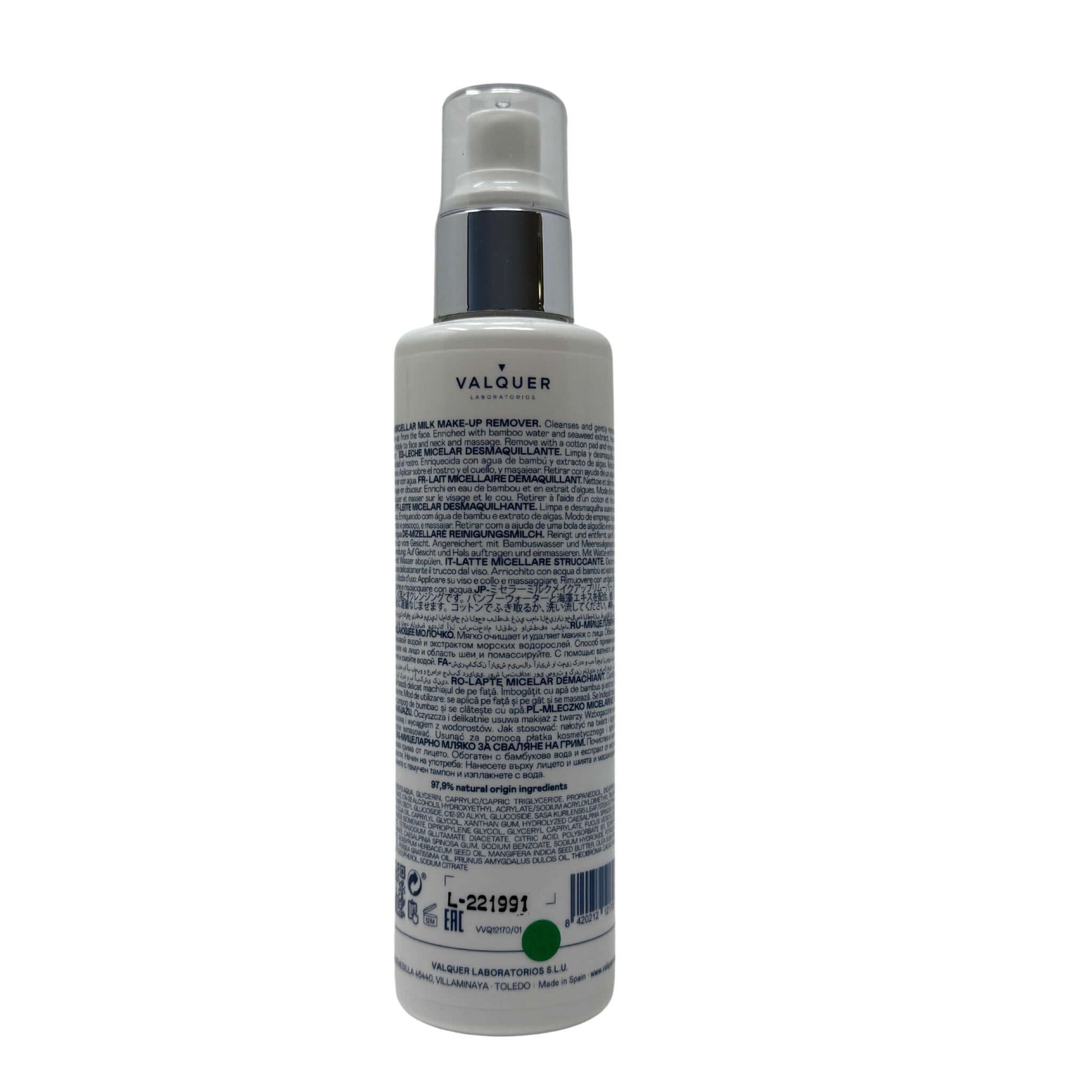 Leche facial micelar desmaquillante - 200 ml - Montber Professional Brand