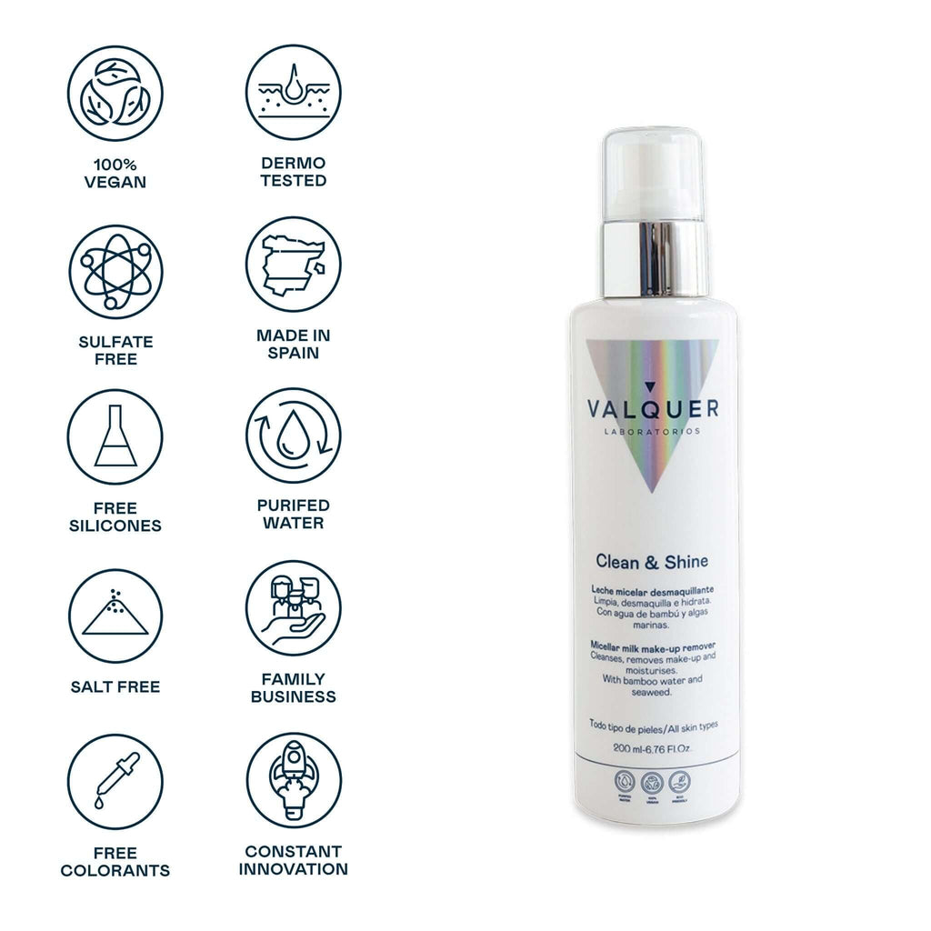 Leche facial micelar desmaquillante - 200 ml - Montber Professional Brand