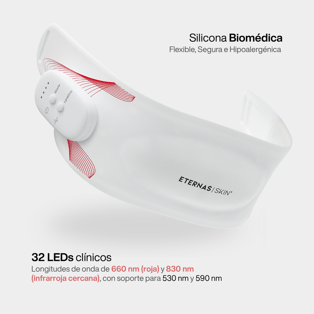 Lifting Facial Reafirmante y Alivio del Dolor - LED Infrarroja 830nm - Montber Professional Brand