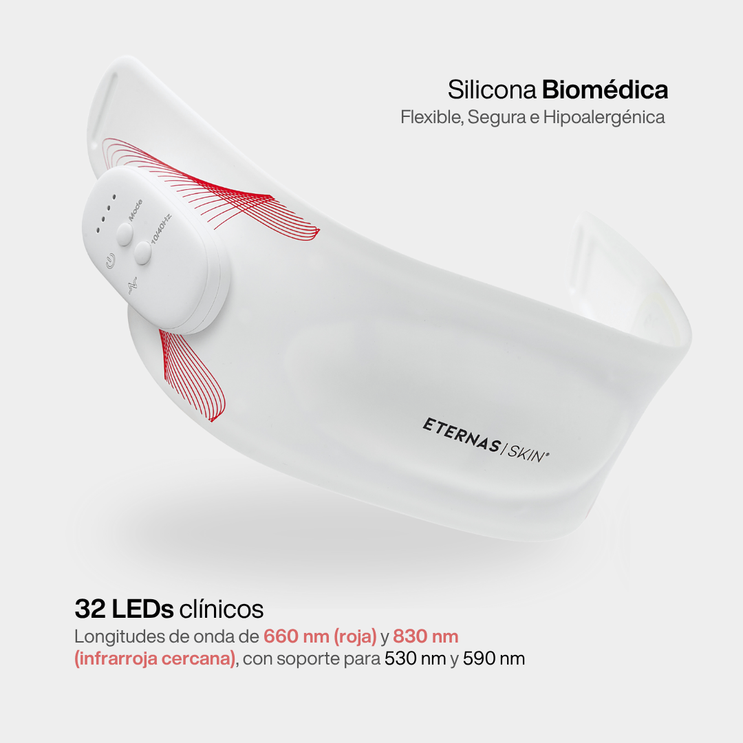 Lifting Facial Reafirmante y Alivio del Dolor - LED Infrarroja 830nm - Montber Professional Brand