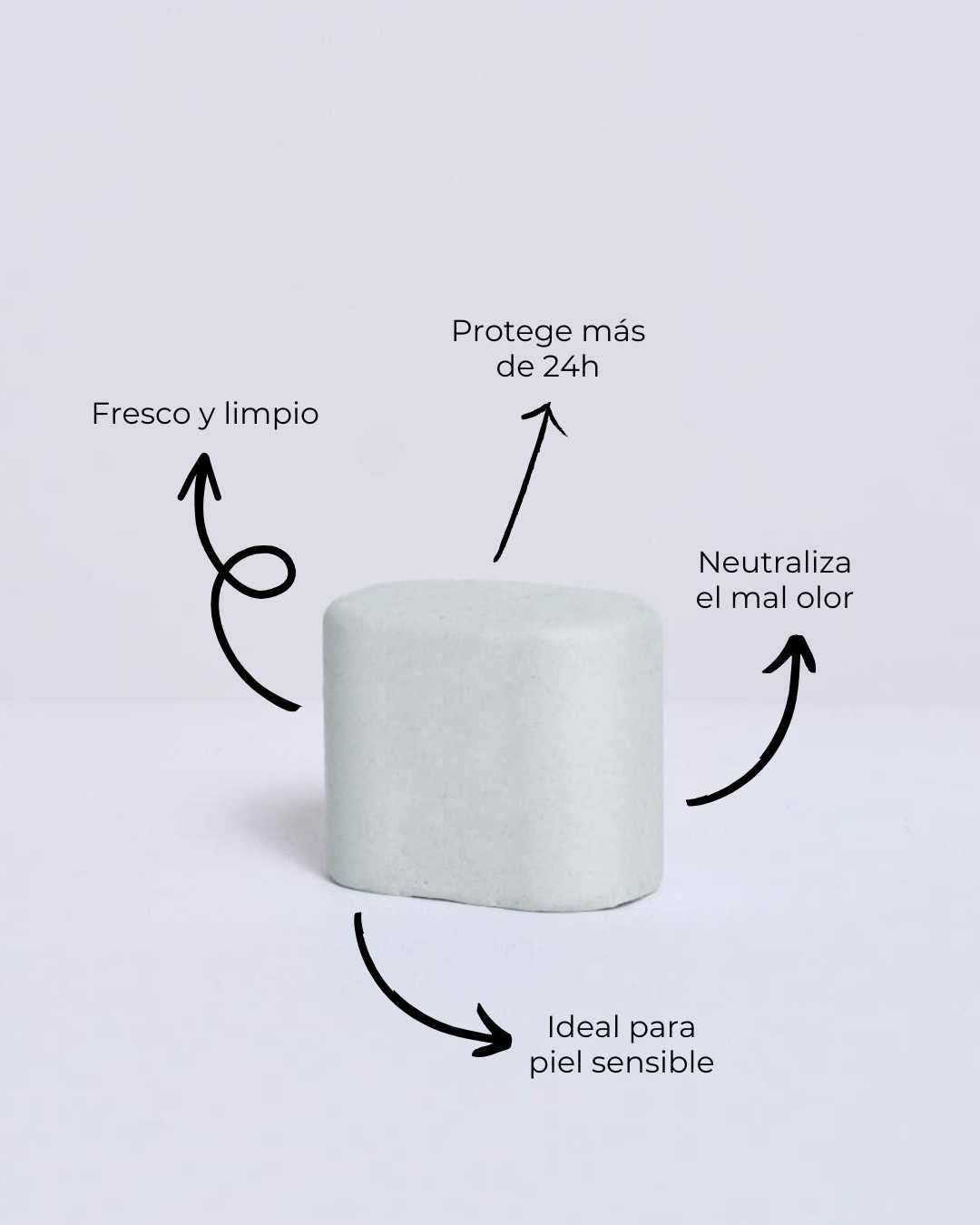 Desodorante sólido Silver Sea BANBU 45 ml para piel sensible - imagen 3