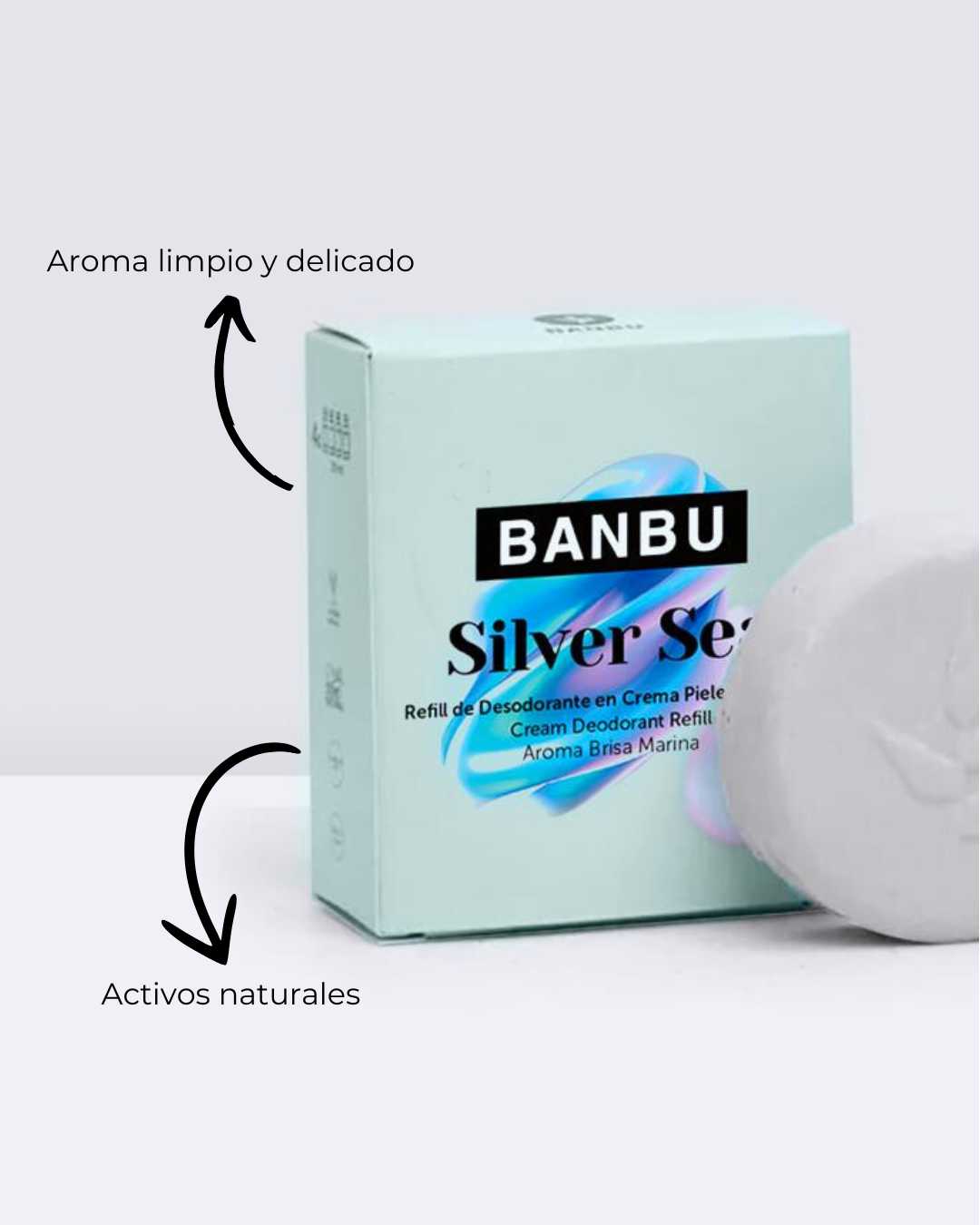 Recambio de desodorante en crema Silver Sea BANBU 50 ml - imagen 5