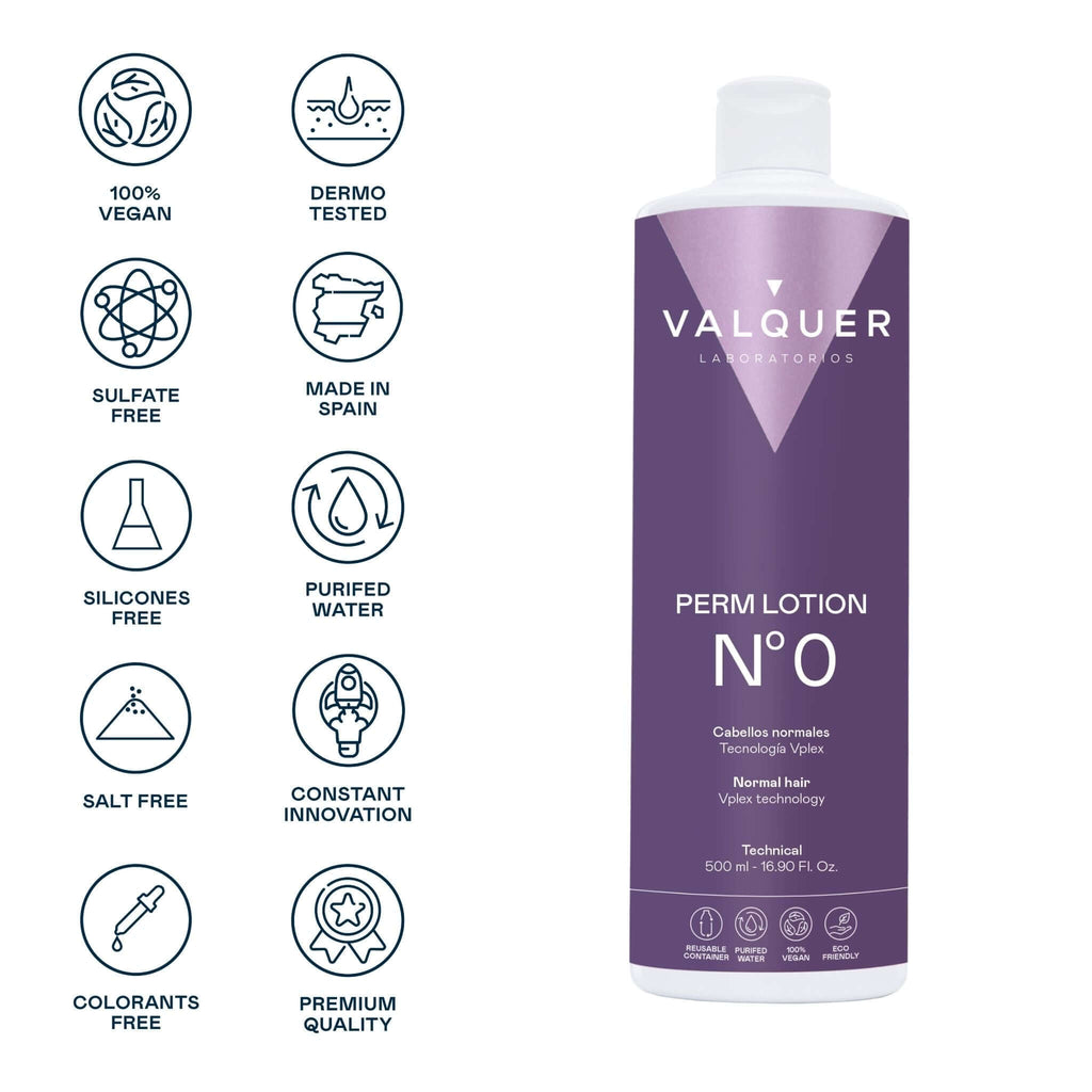 Líquido para permanente Nº0 (Difíciles) - 500 ml - Montber Professional Brand