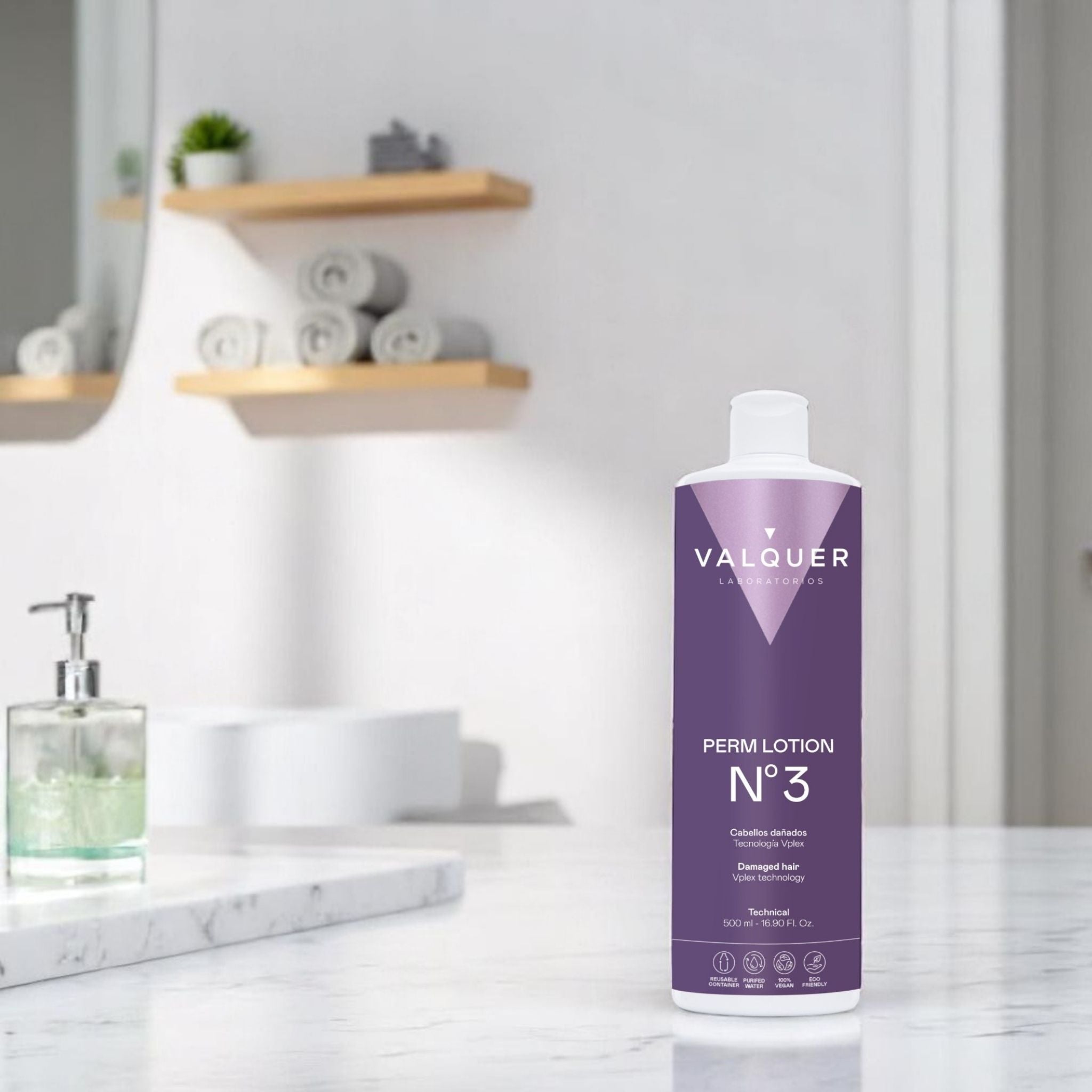 Líquido para permanente Nº3 (Estropeados) - 500 ml - Montber Professional Brand