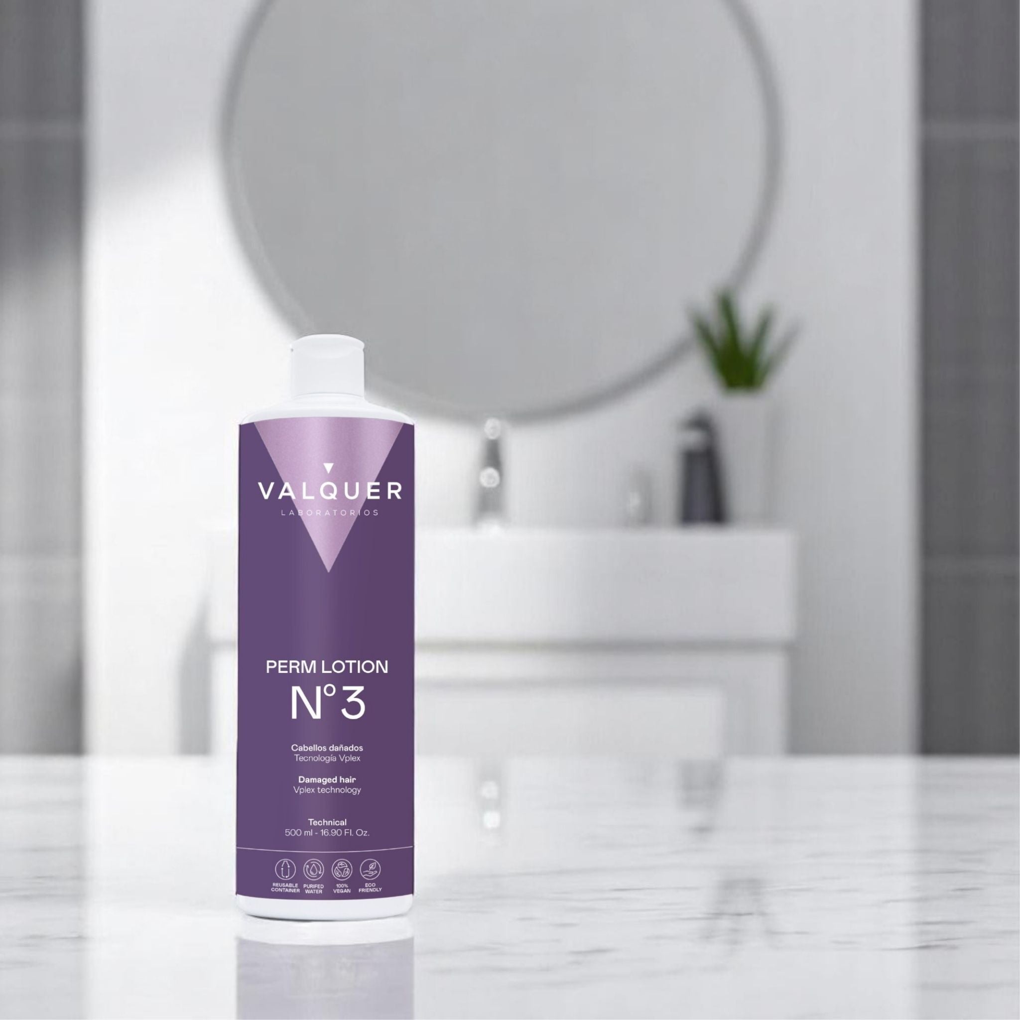 Líquido para permanente Nº3 (Estropeados) - 500 ml - Montber Professional Brand