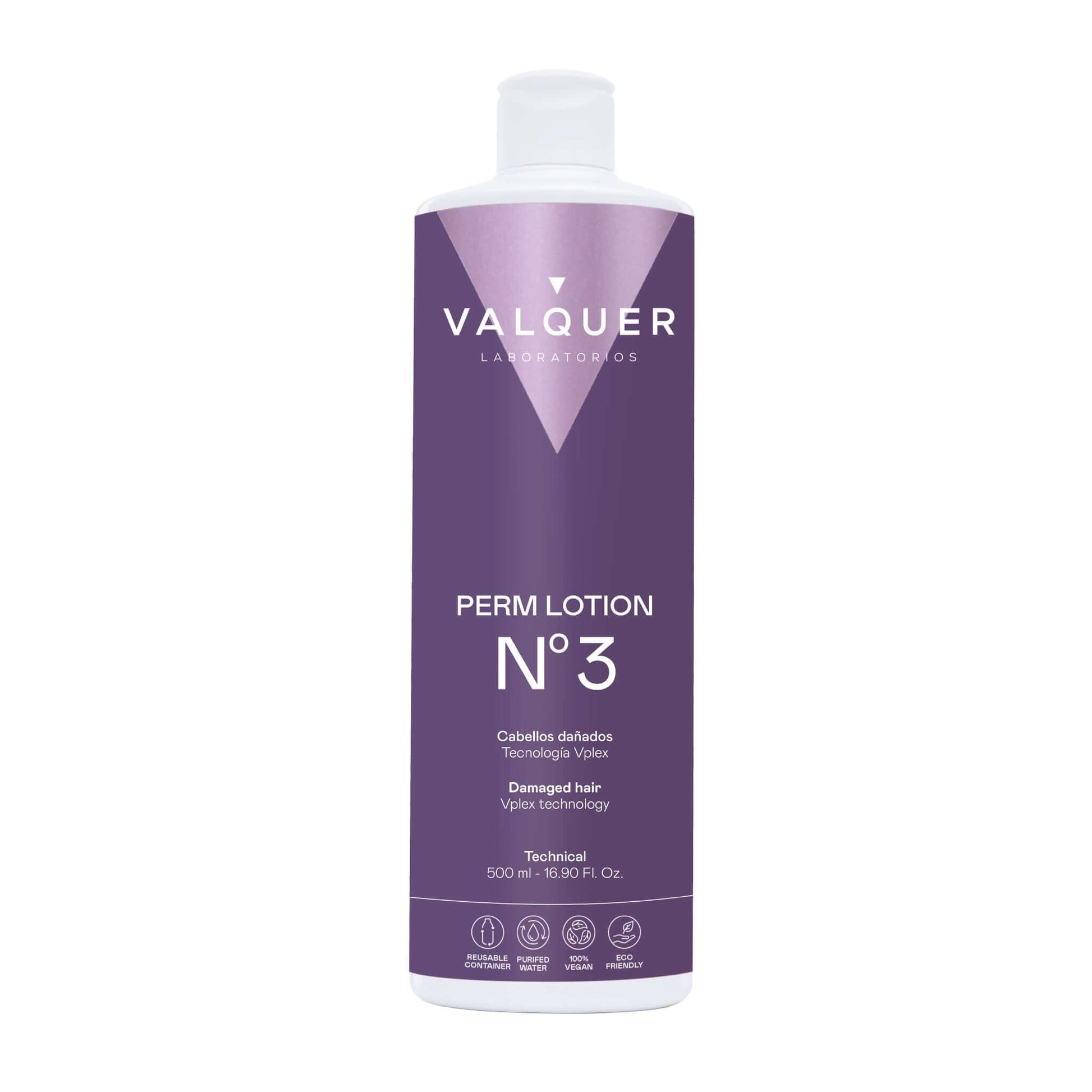 Líquido para permanente Nº3 (Estropeados) - 500 ml - Montber Professional Brand