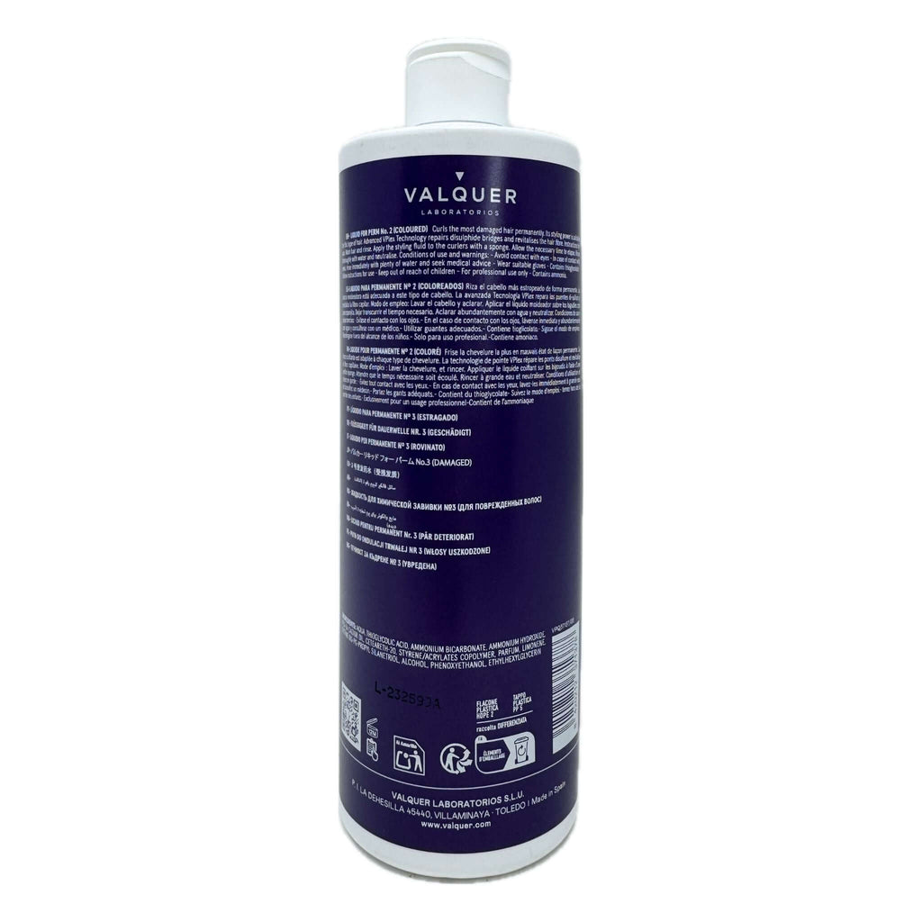 Líquido para permanente Nº3 (Estropeados) - 500 ml - Montber Professional Brand
