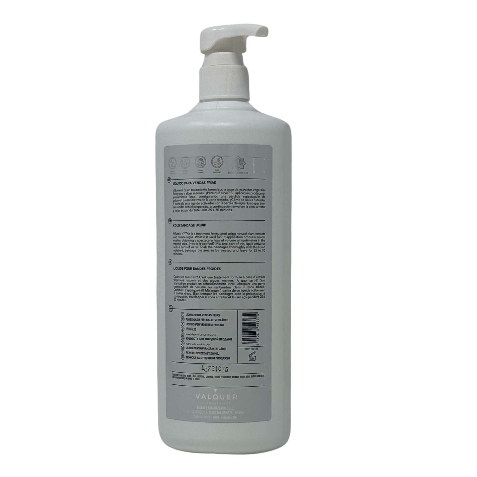 Líquido para vendas frías - 750 ml - Montber Professional Brand