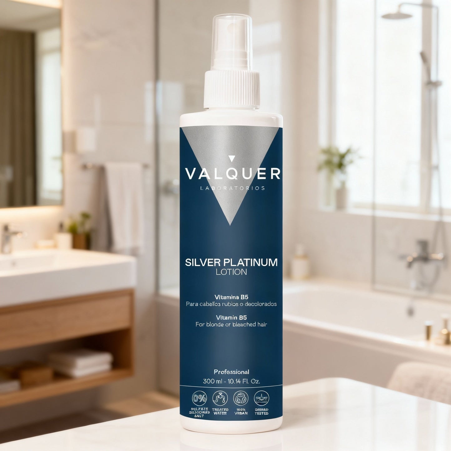 Loción capilar Silver Platinum - 300 ml - Montber Professional Brand