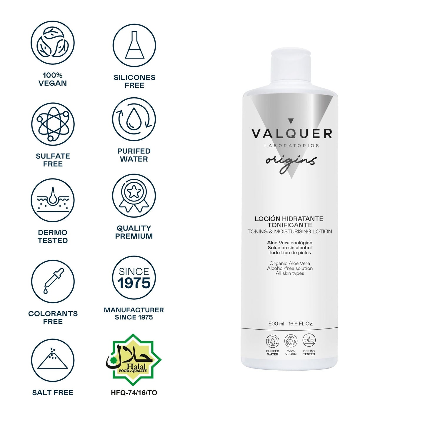 Loción Facial Hidratante Tonificante – Refresca, Calma e Hidrata Sin Alcohol - Montber Professional Brand