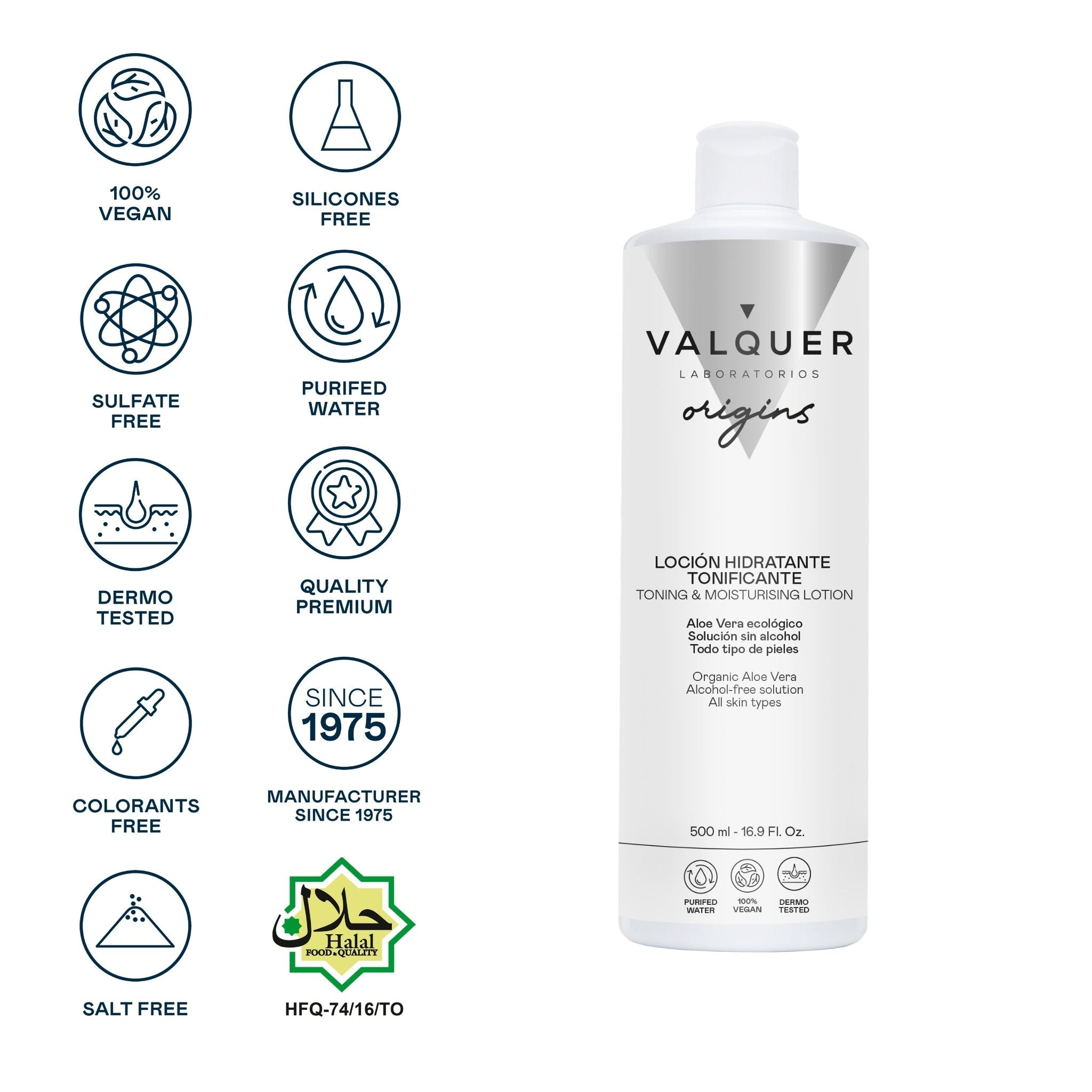 Loción Facial Hidratante Tonificante – Refresca, Calma e Hidrata Sin Alcohol - Montber Professional Brand