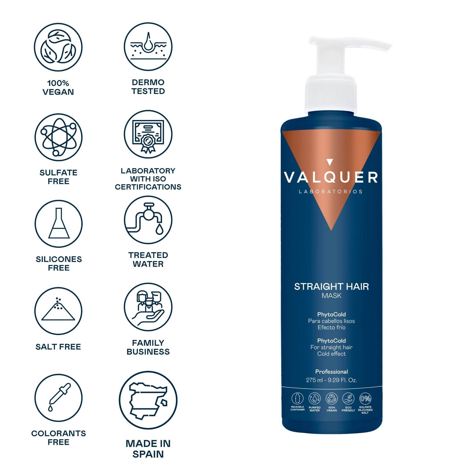 Mascarilla capilar glacial para cabellos lisos - Montber Professional Brand