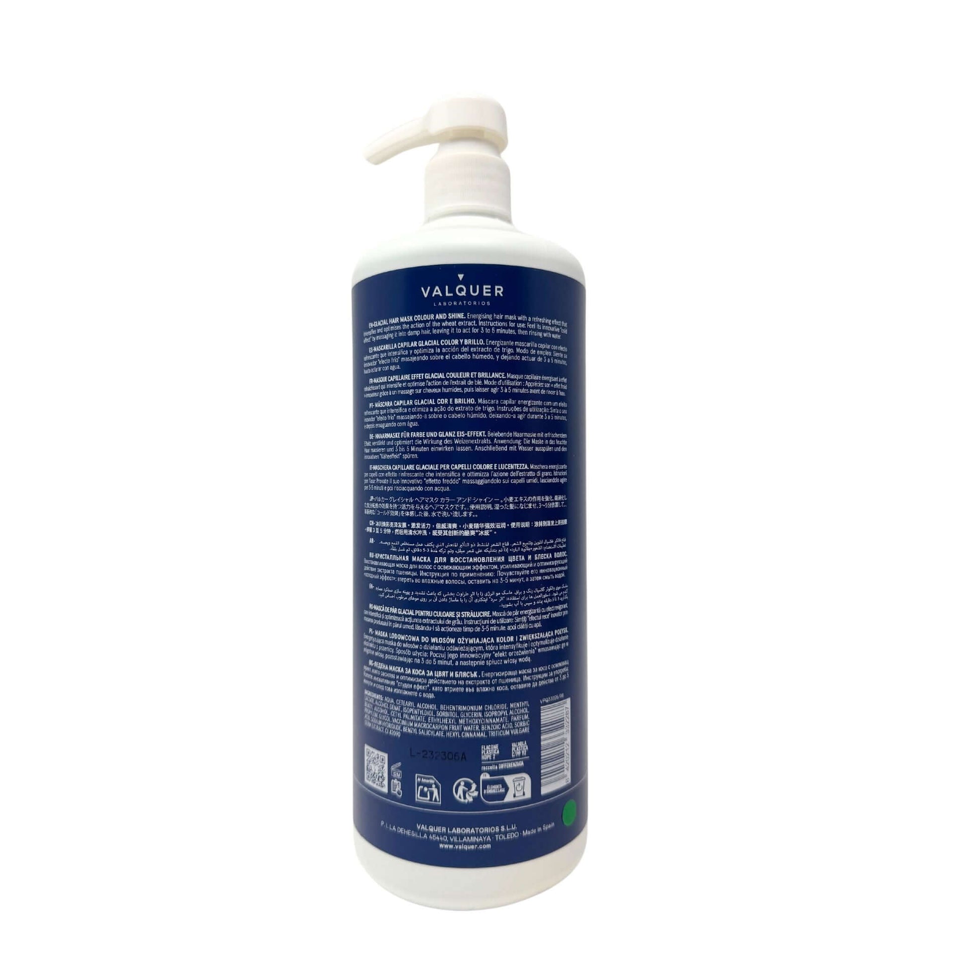 Mascarilla capilar glacial potenciador color y brillo para cabellos teñidos - Montber Professional Brand